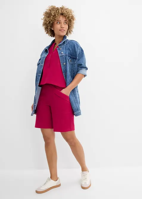 Bermudashorts i 100% bomullsjersey, bonprix