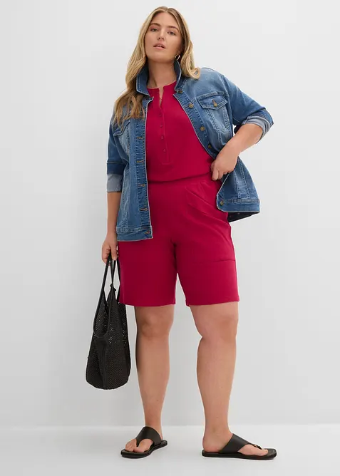 Bermudashorts i 100% bomullsjersey, bonprix