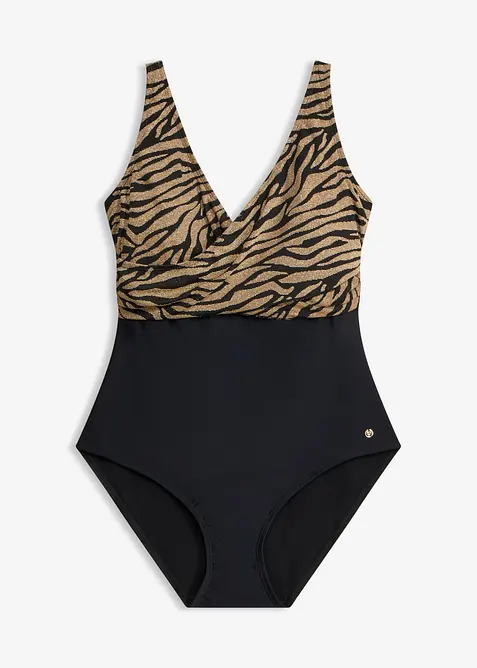 Medium shape-badedrakt i omslagsstil, bonprix