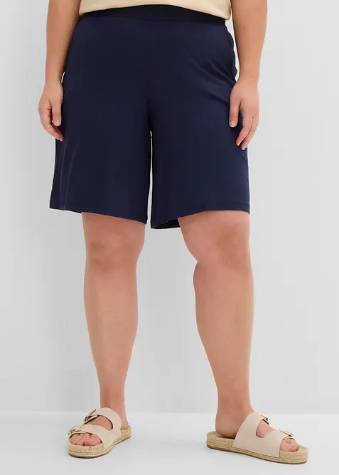 Jersey-bermudashorts i viskosemiks, bonprix