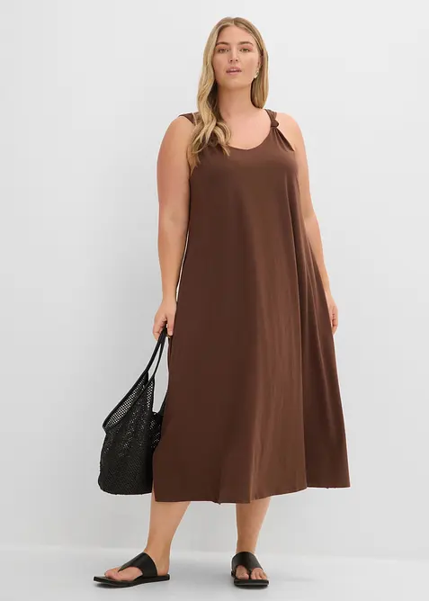 Jerseykjole i 100% bomull, bonprix