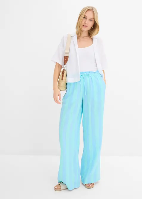 Pull on-bukse i luftig musselin, bonprix