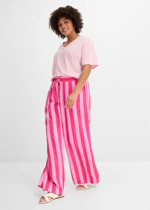 Pull on-bukse i luftig musselin, bonprix