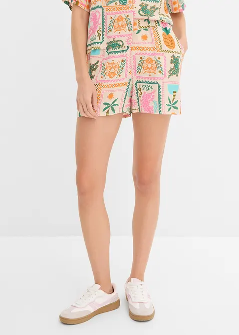 Shorts i lett viskose, bonprix