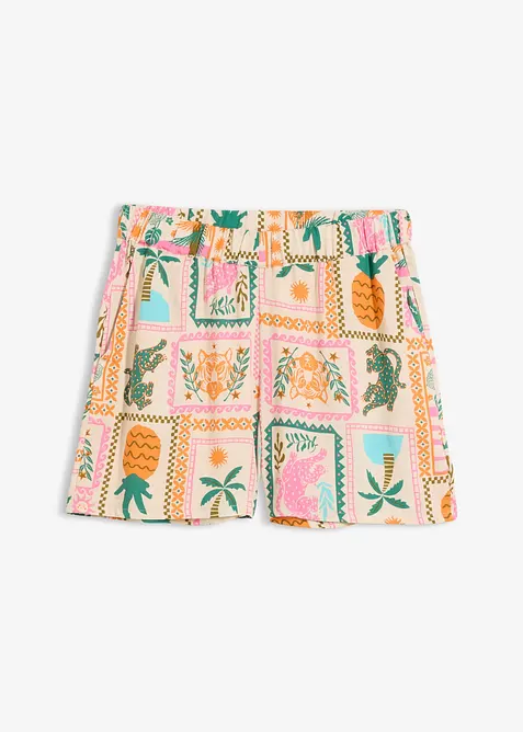 Shorts i lett viskose, bonprix