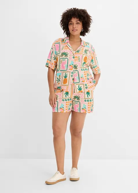 Shorts i lett viskose, bonprix