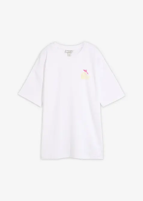 Oversized topp i 100% &oslash;kologisk bomull, bonprix