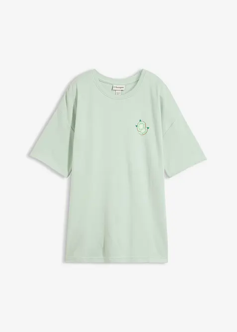 Oversized topp i 100% &oslash;kologisk bomull, bonprix