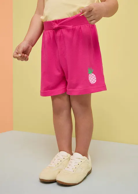 Jerseyshorts i 100% &oslash;kologisk bomull (3-pack), bonprix