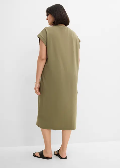 Jerseykjole med &oslash;kologisk bomull, bonprix