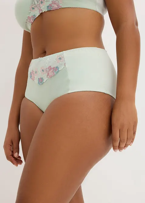 Shape truse med nydelig broderi, bonprix