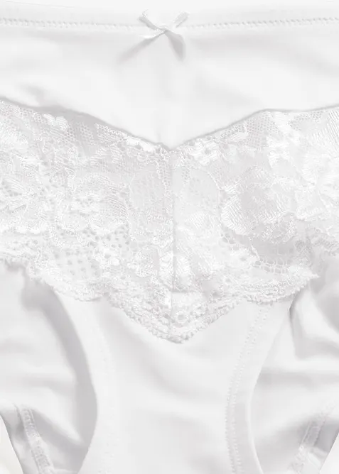 Truse med h&oslash;y midje (2-pack), bonprix