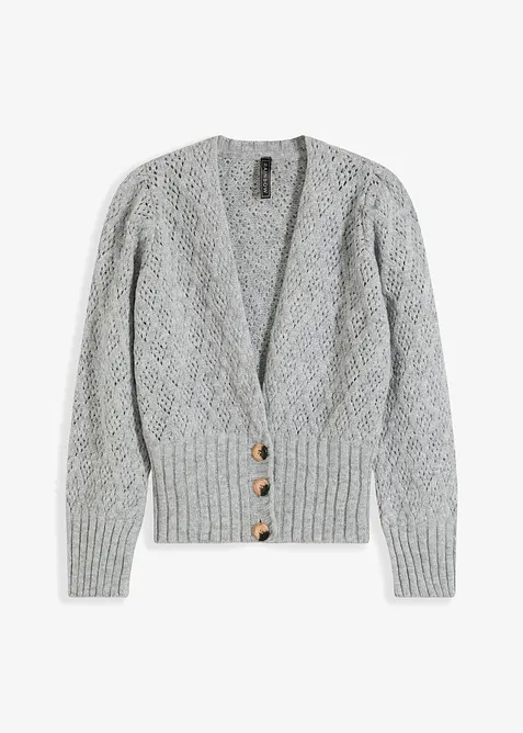 Finstrikket cardigan, bonprix