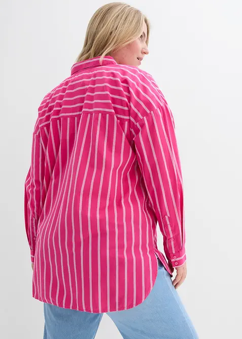 Oversized skjorte i 100% bomull, bonprix