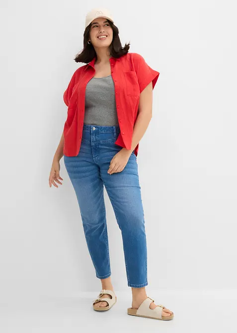 Skinny-jeans High Waist, cropped, bonprix