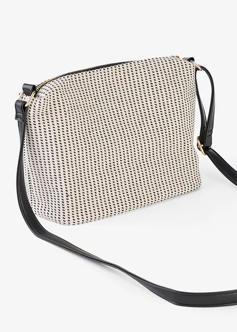 Skulderveske i tekstil med fin detalj, bonprix