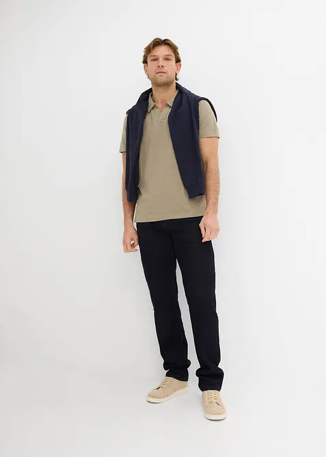Poloskjorte av 100% &oslash;kologisk bomull (3-pack), bonprix