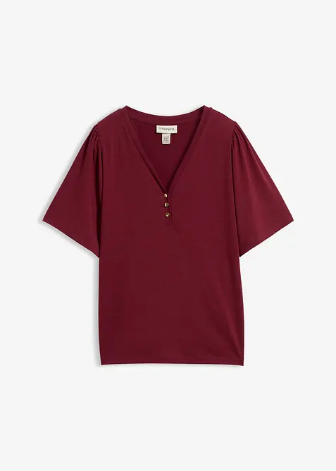 Topp i viskose med knapper, bonprix