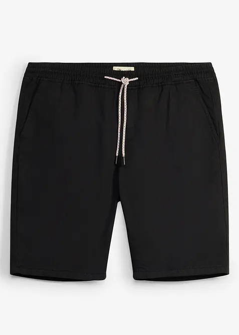 Pull on-bermudashorts i 100% bomull, Regular fit, bonprix