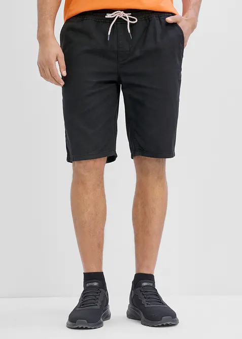 Pull on-bermudashorts i 100% bomull, Regular fit, bonprix