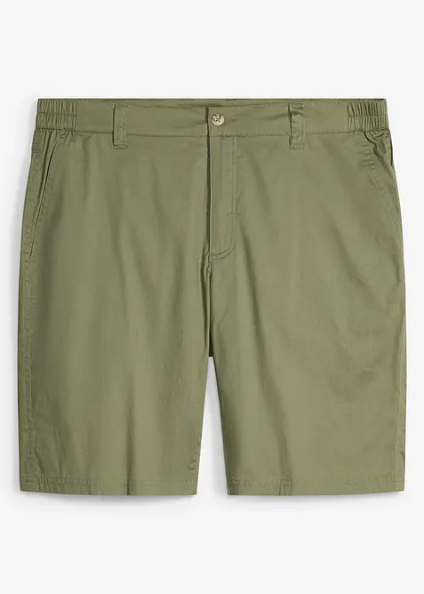 Bermudashorts med stretch og elastisk linning, Regular fit, bonprix