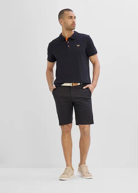 Bermudashorts med stretch og elastisk linning, Regular fit, bonprix