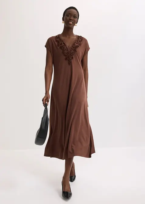 Tunika-kjole med broderi, bonprix