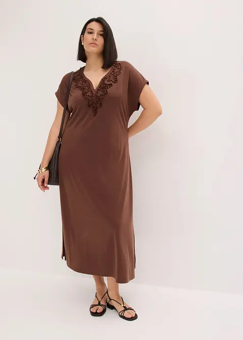 Tunika-kjole med broderi, bonprix