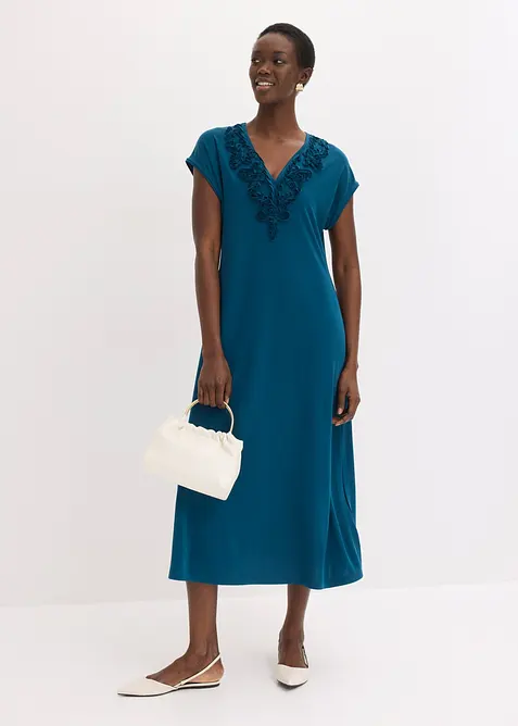 Tunika-kjole med broderi, bonprix