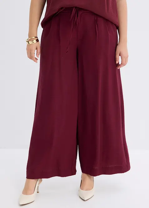 Pull on-bukse i viskoseblanding, bonprix