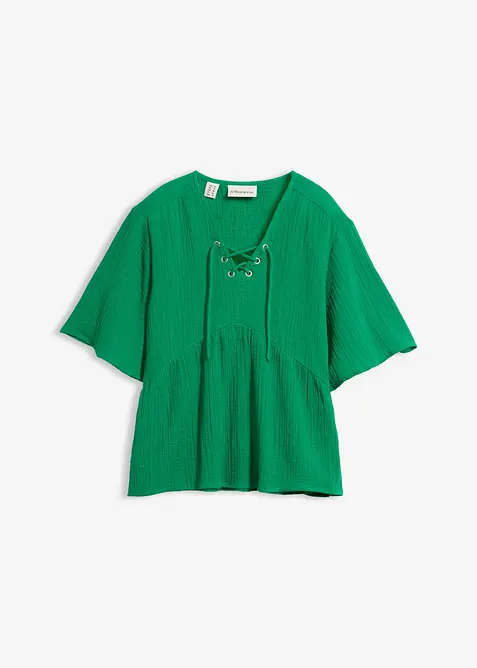 Bluse i luftig musselin, bonprix
