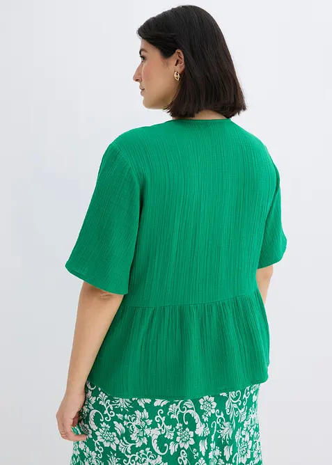 Bluse i luftig musselin, bonprix