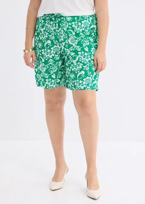 Shorts i viskose med pent fall, bonprix