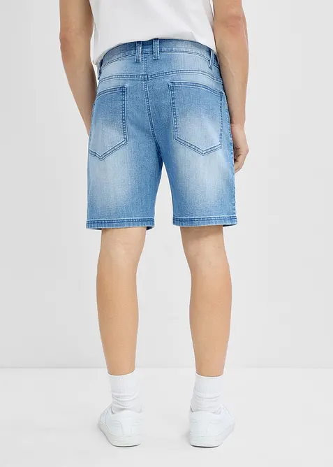 Shorts i lett denim med stretchlinning, Relaxed fit, bonprix