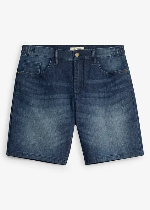 Shorts i lett denim med stretchlinning, Relaxed fit, bonprix