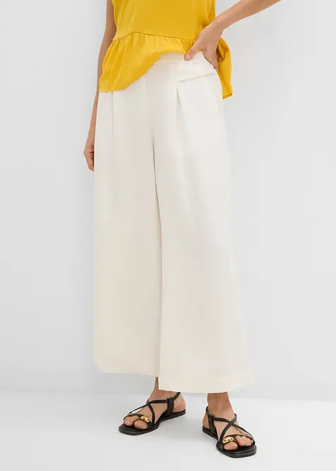 Culotte med viskose som faller fint, bonprix