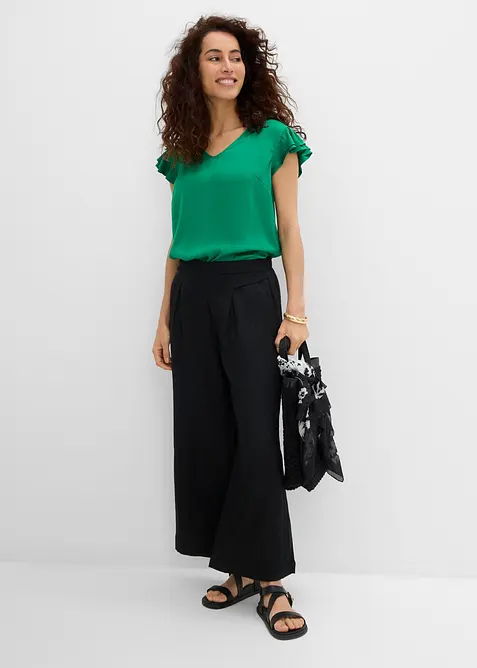 Culotte med viskose som faller fint, bonprix
