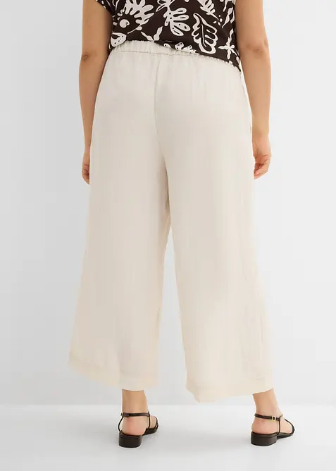 Culotte med viskose som faller fint, bonprix