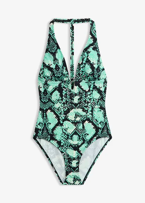 Halterneck-badedrakt med original rygg, bonprix