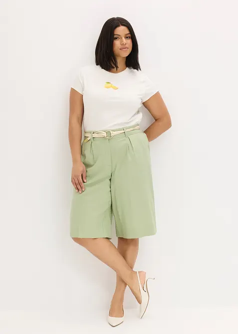 Bermudashorts i linmiks, bonprix