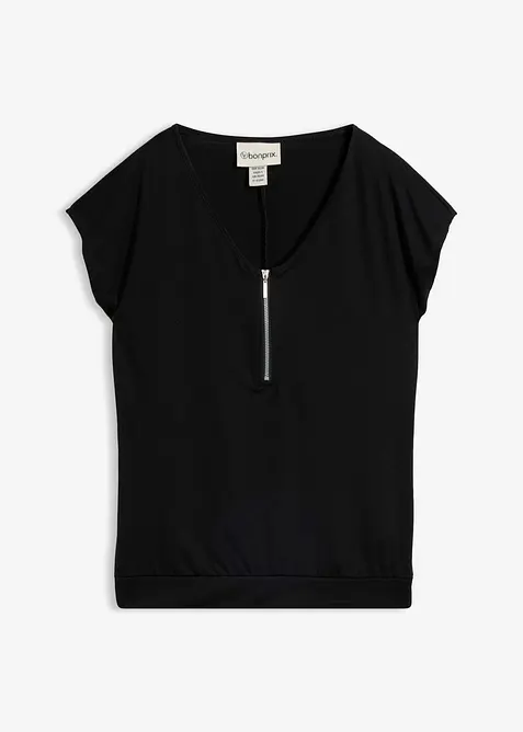 Topp med glidel&aring;s, kort arm, bonprix