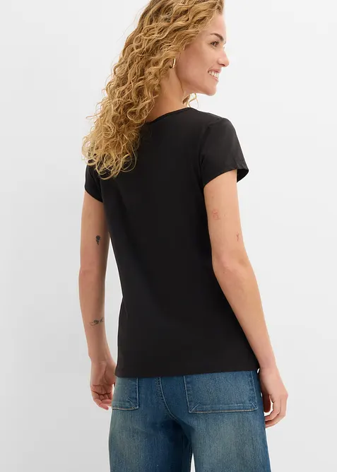 Kortermet topp med firkantet utringing, bonprix