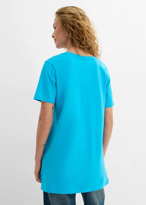 Lang topp med V-hals (2-pack), bonprix