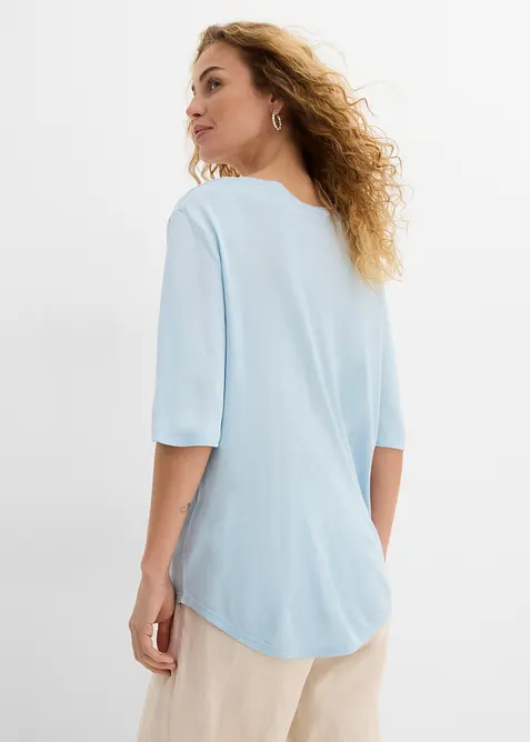 Lang topp i myk viskose (2-pack), bonprix