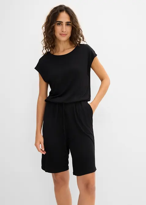 Jumpsuit av myk viskosemiks, bonprix