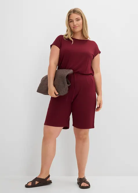 Jumpsuit av myk viskosemiks, bonprix