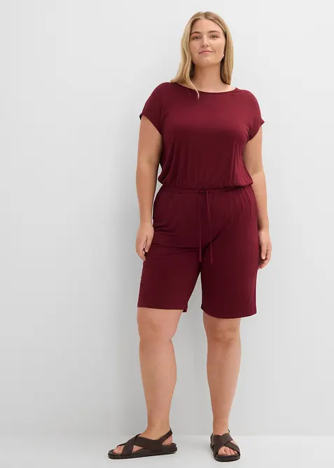 Jumpsuit av myk viskosemiks, bonprix