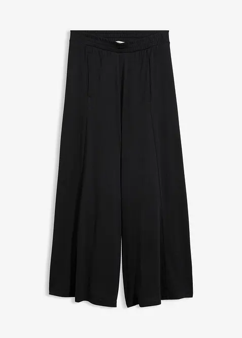Culottes i jersey med vide ben, bonprix