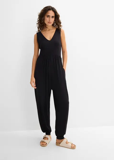 Jersey-jumpsuit i viskosemiks, bonprix
