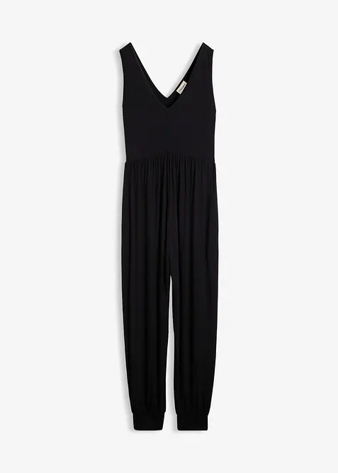 Jersey-jumpsuit i viskosemiks, bonprix